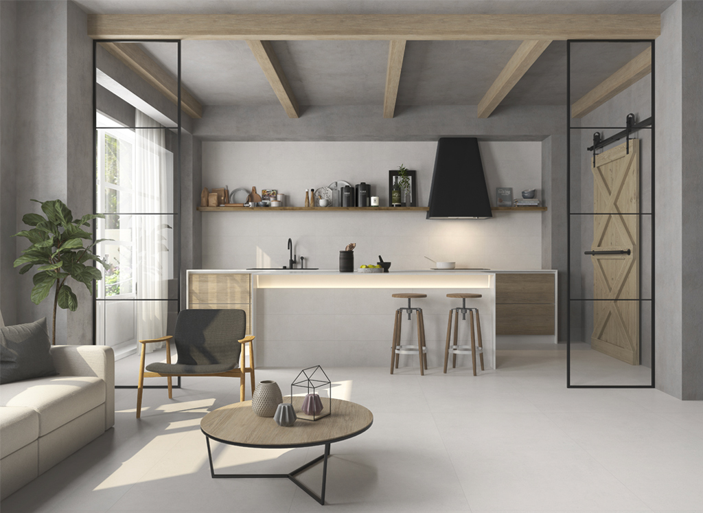 Moderne & Effet Béton cuisine