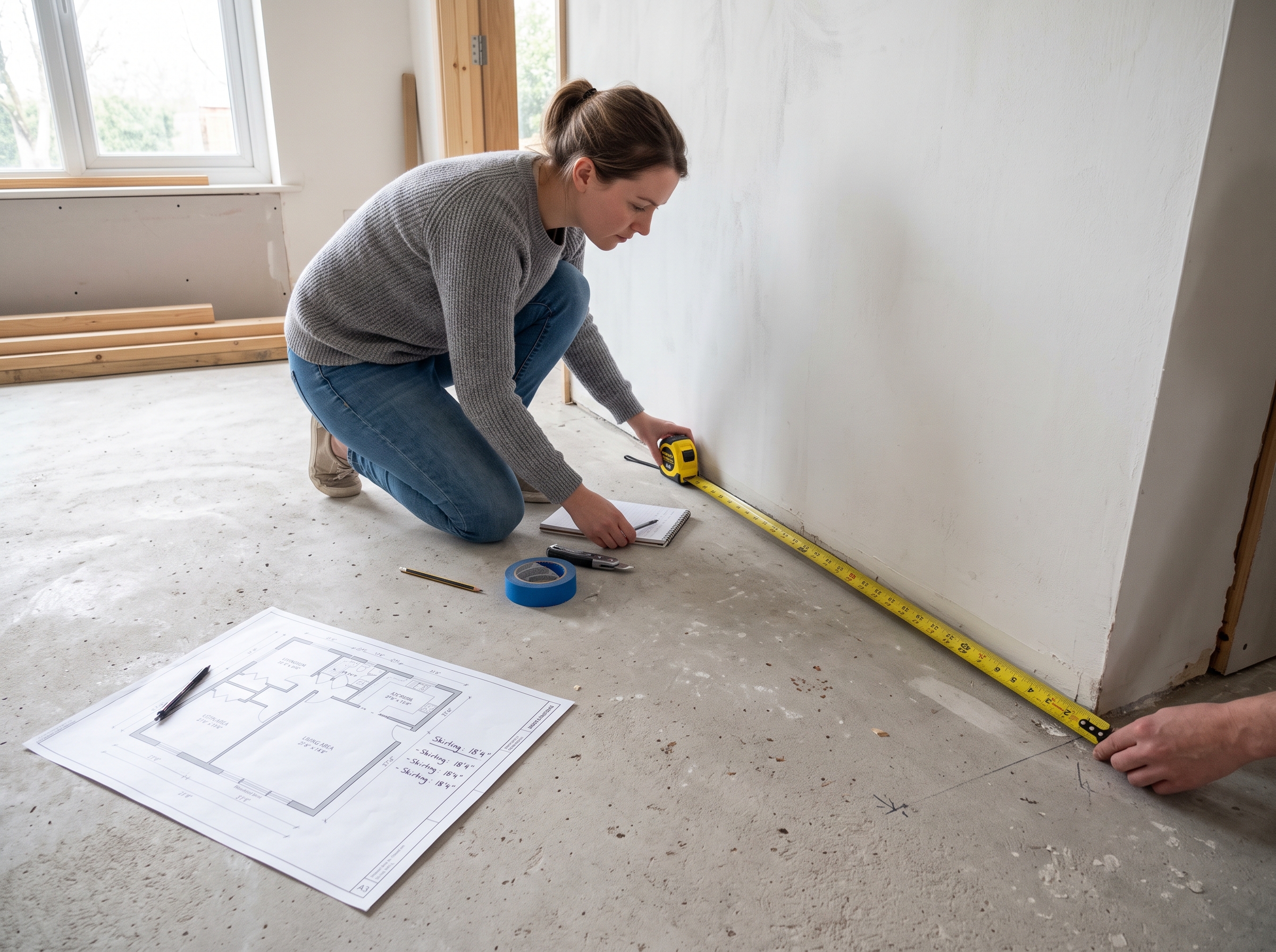 Calculateur du nombre de plinthes Calculateur nombre plinthes carrelage périmètre pièce mesure murs chantier