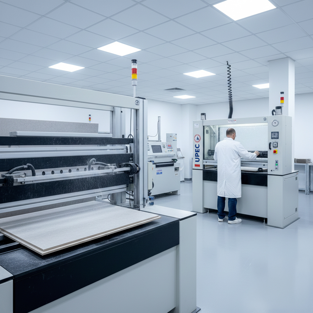 Tests de laboratoire pour certification UPEC des carrelages