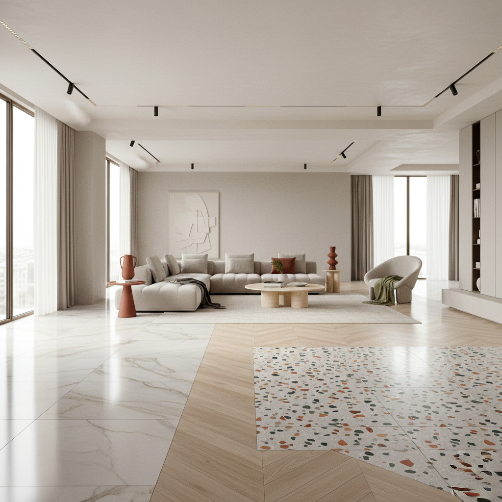 Carrelage tendance 2026 design moderne intérieur luxe innovations décoration