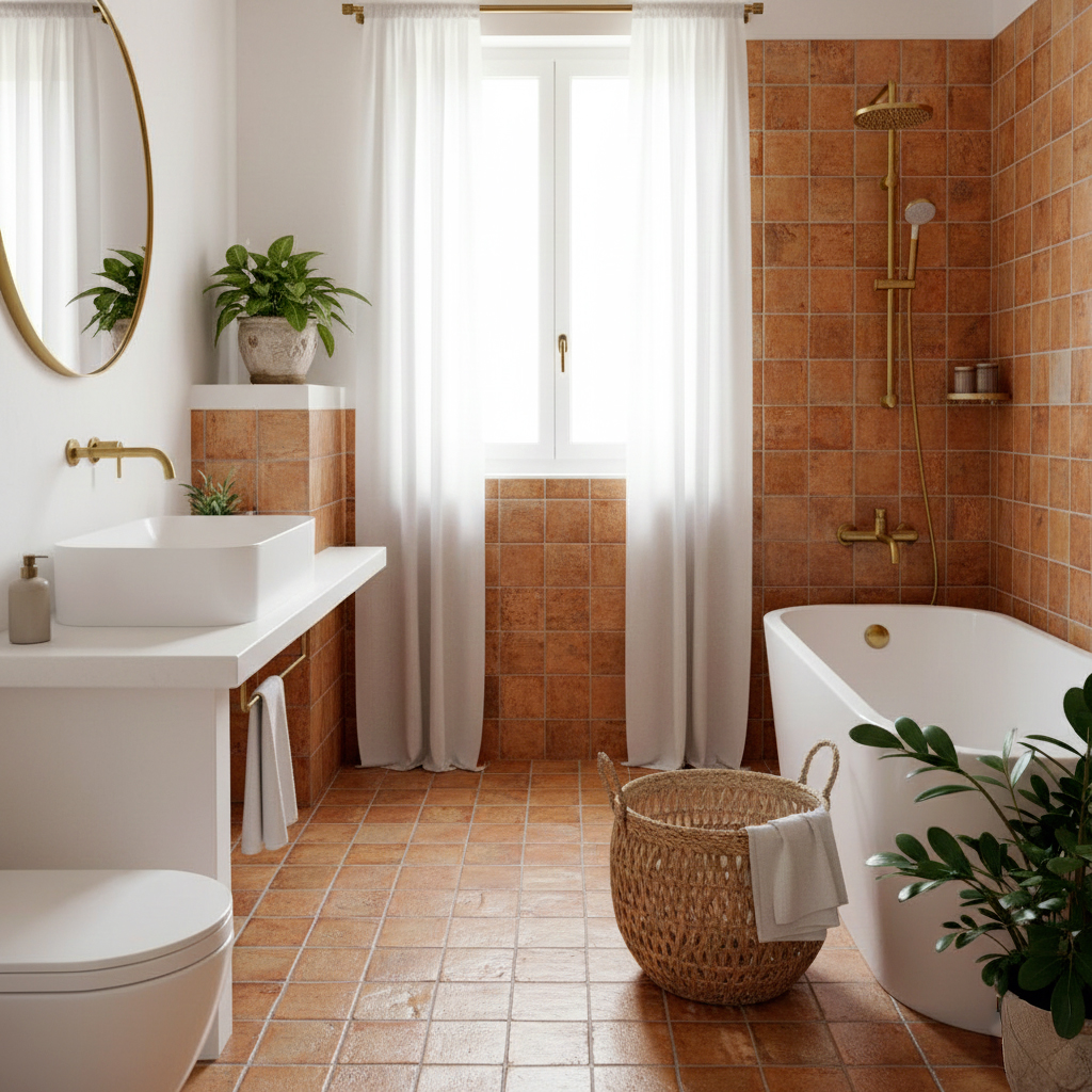 Faïence terracotta couleur chaude tendance 2026 authentique