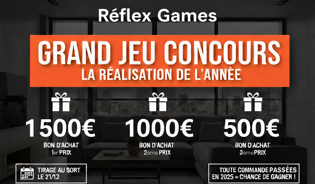Jeu Concours Reflex Boutique - 1000€ à gagner