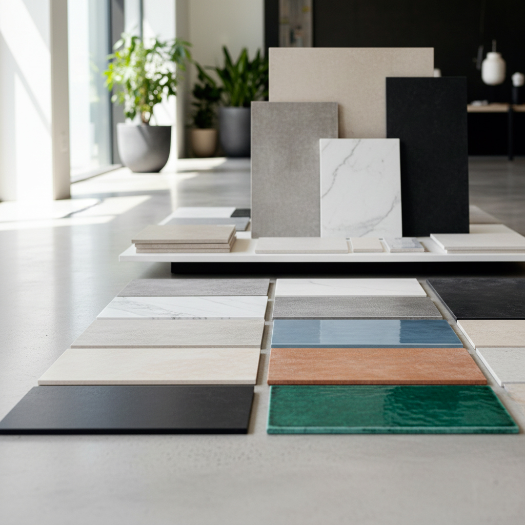 Choix couleur carrelage intérieur palette nuancier design moderne tendance