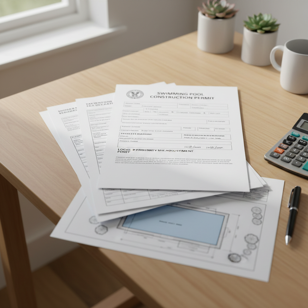 Déclaration administrative piscine Déclaration piscine impôts formulaire administratif taxe foncière démarches légales