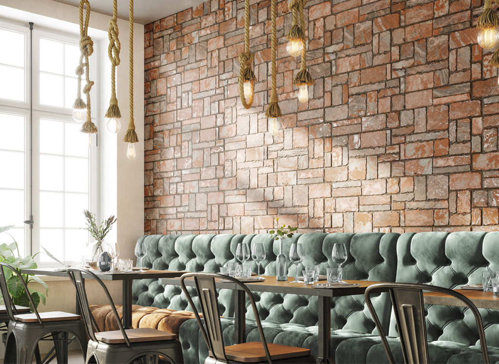 Effet Brique terracotta Effet Brique terracotta