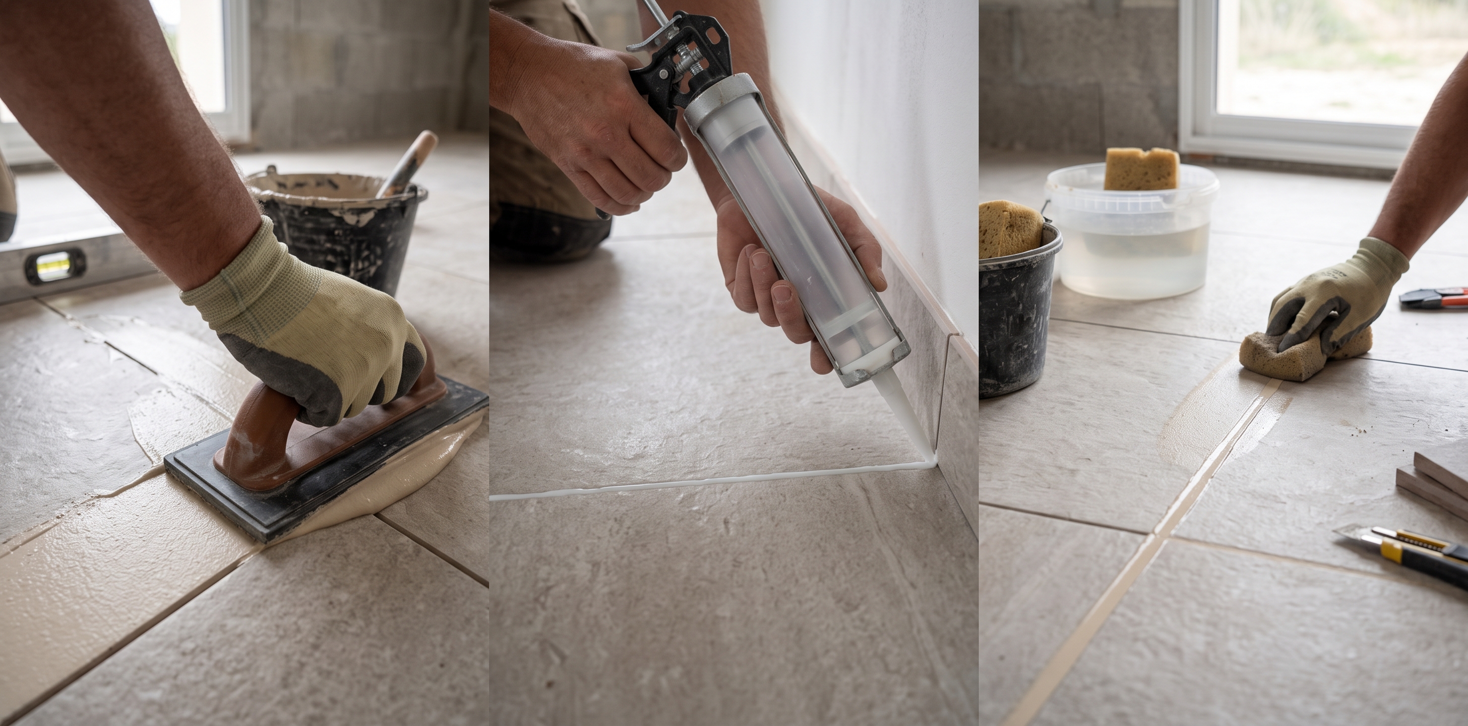 Joints et finitions carrelage jointoiement raclette silicone largeur joints entretien