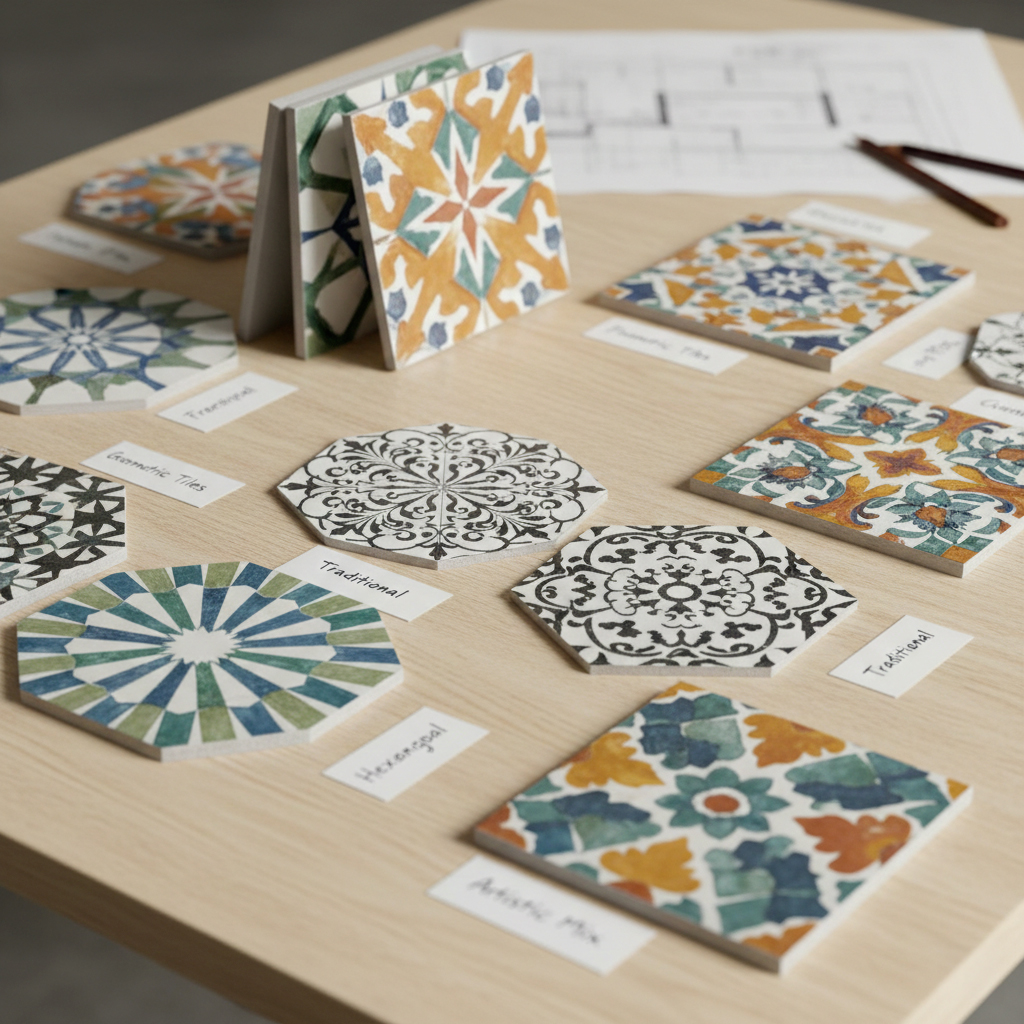 Motifs de carrelage créatifs pour restaurants