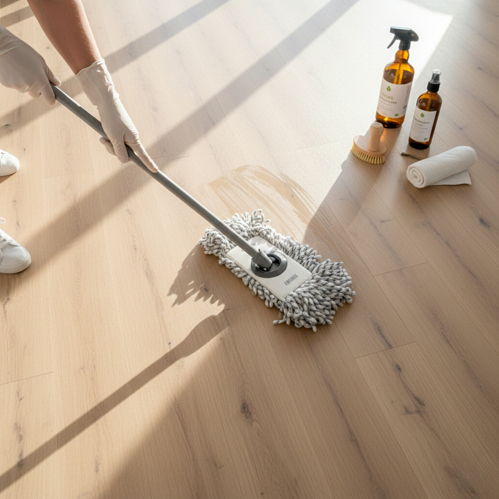 Miniature guide nettoyer parquet flottant