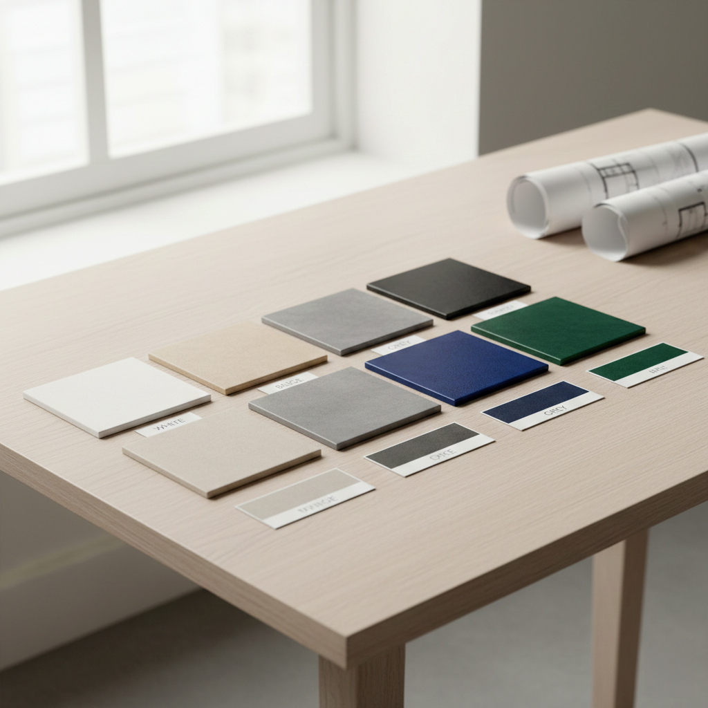 Palette de couleurs carrelage pour restaurants