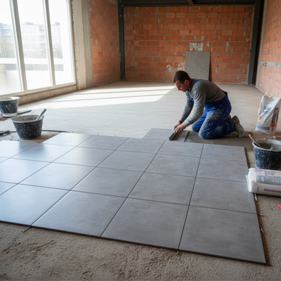 pose carrelage sur ragreage