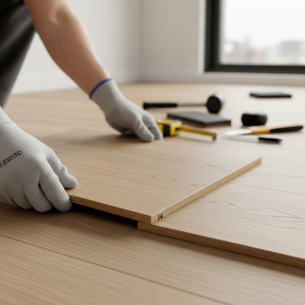 pose flottante sans colle parquet