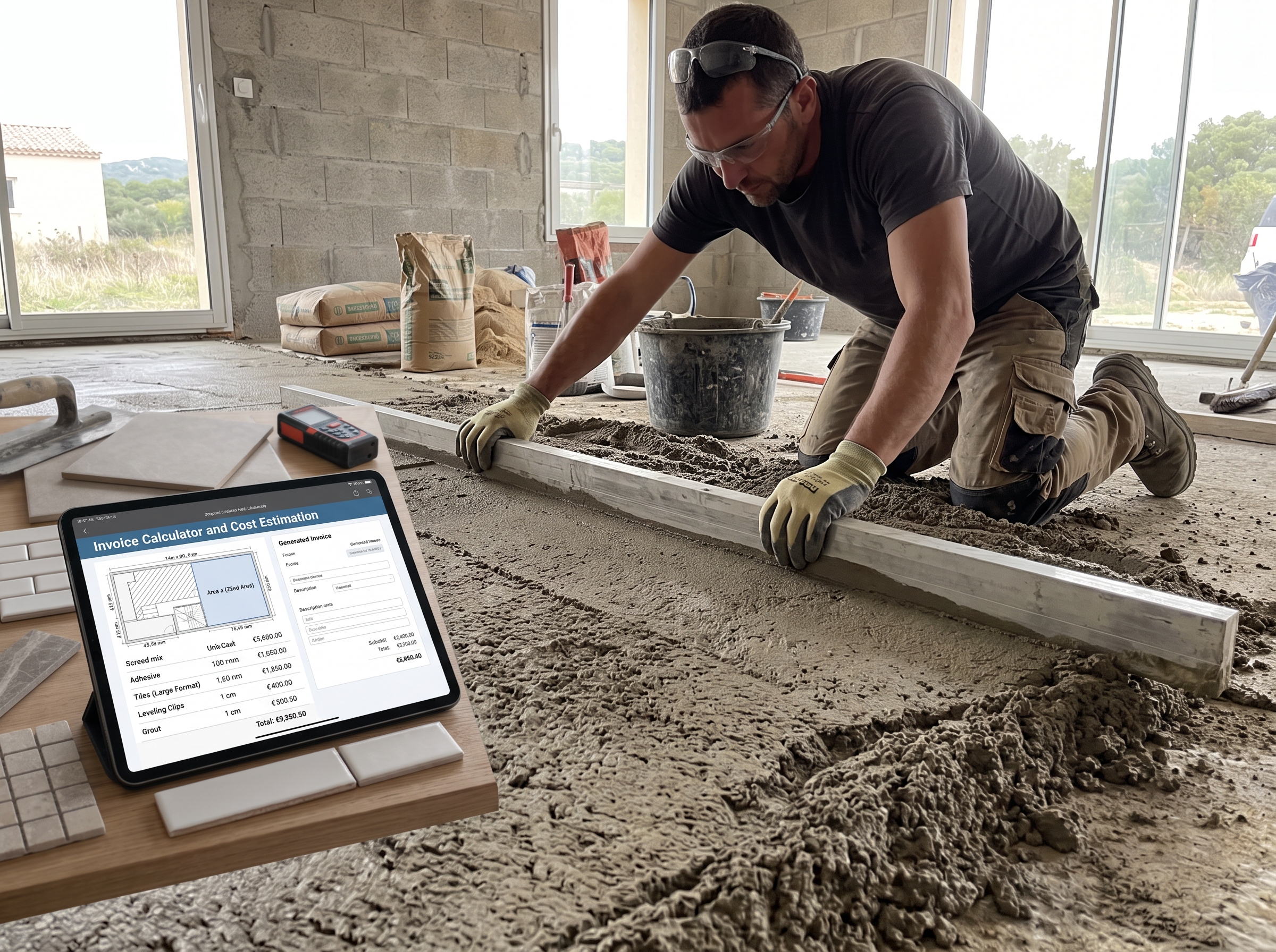 Prix de pose du carrelage par un carreleur Prix pose carrelage m2 carreleur devis budget chantier professionnel