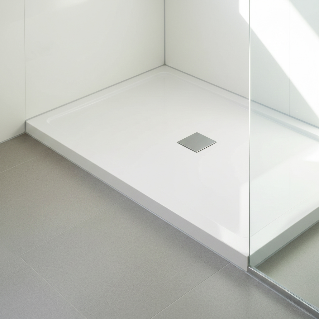 Receveur douche poser extra-plat installation simple rénovation salle bain