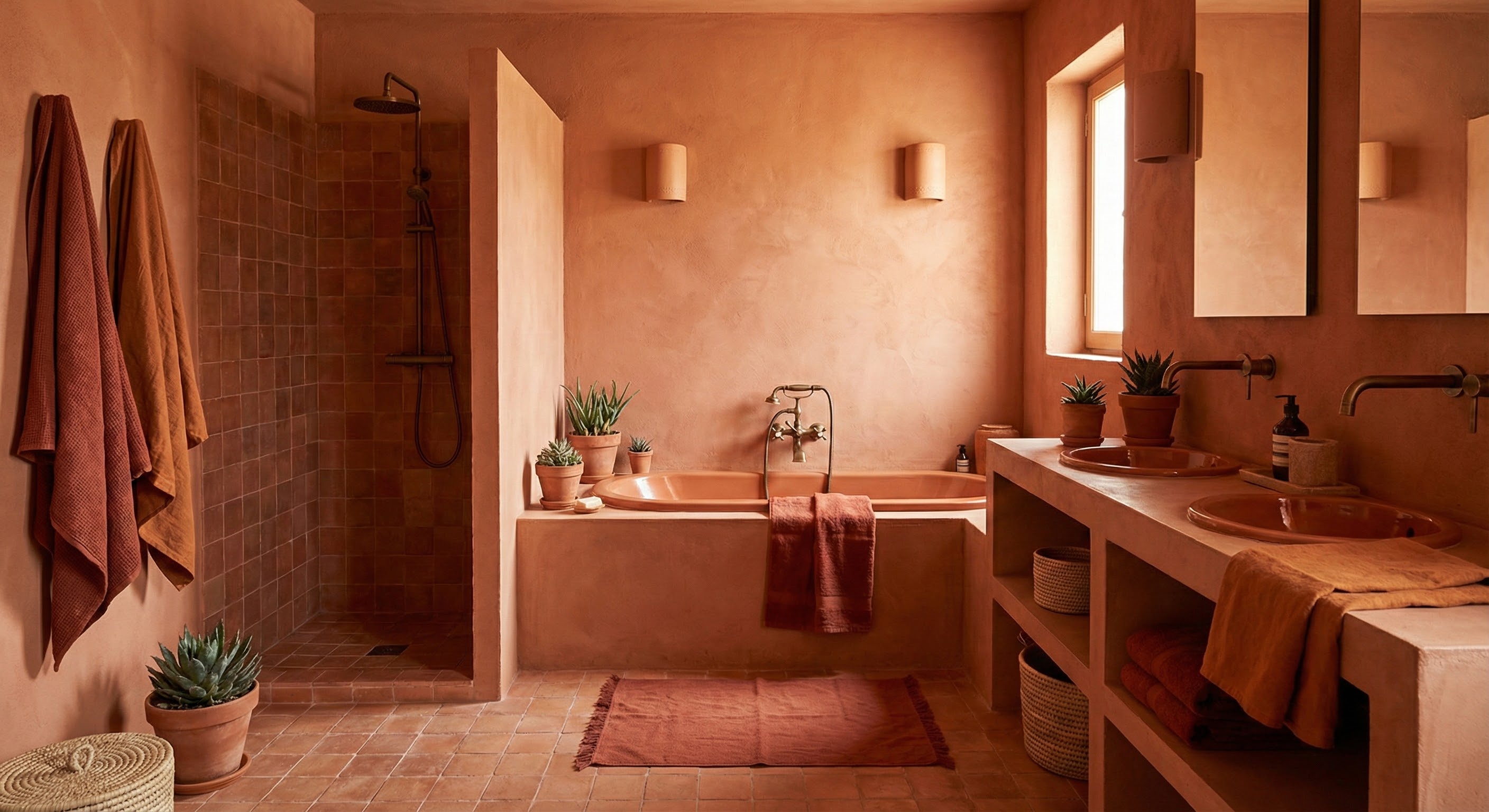 Salle de bain terracota Salle de bain terracota