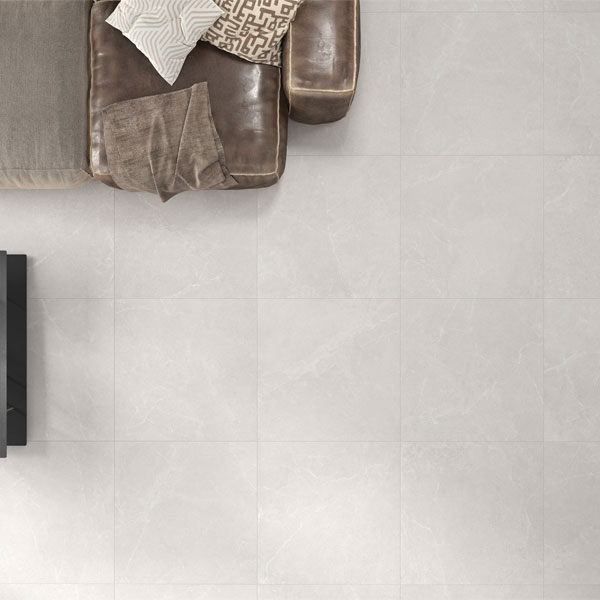 Carrelage sol effet pierre perle white 6060 cm