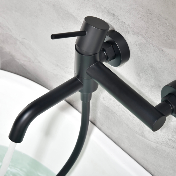 Mitigeur Bain-Douche Milan Noir Mat