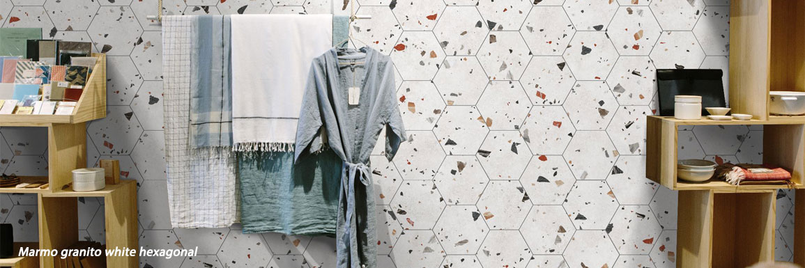 carrelage terrazzo marmo granito silver pour le salon
