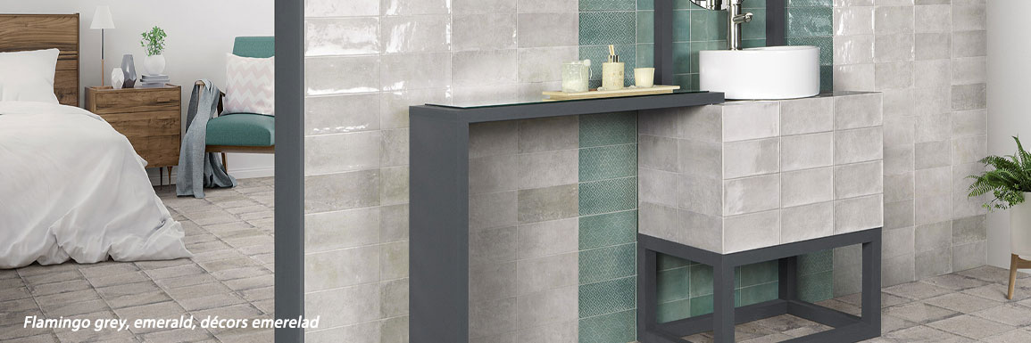carrelage sdb retro flamingo grey