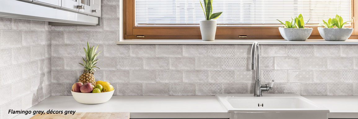carrelage sdb retro flamingo white