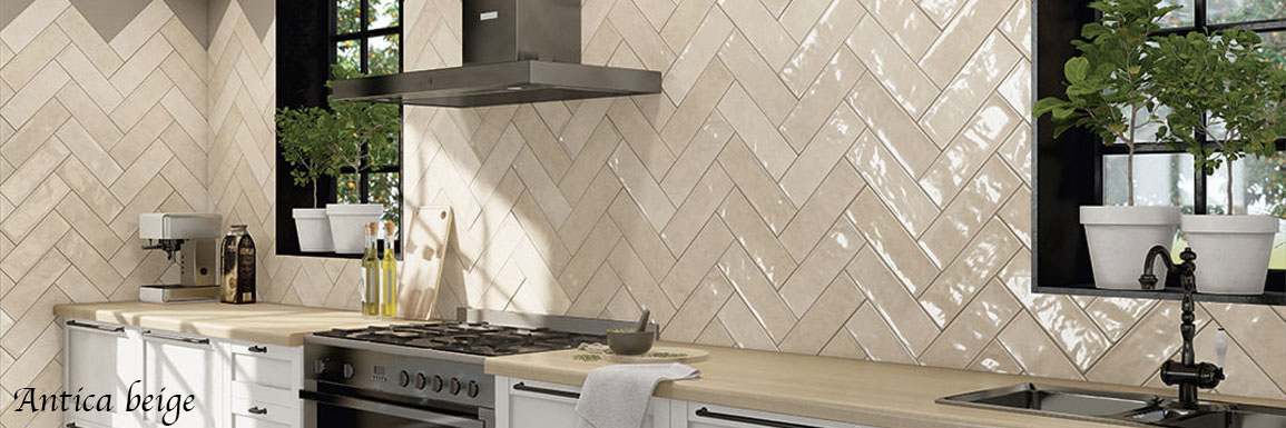 Carrelage retro antica beige cuisisne