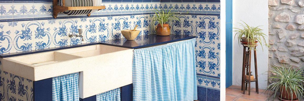 carrelage sol azulejos galan azul