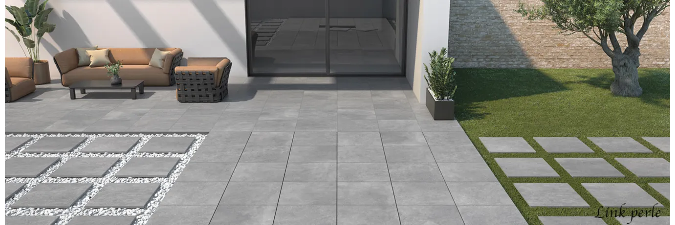 Dalle extérieur Link 2.0 perle pour la terrasse style moderne