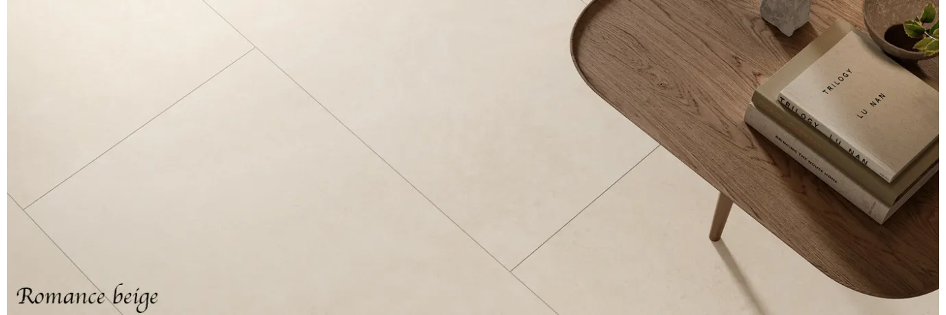 Carrelage intérieur effet travertin romance beige pour le séjour