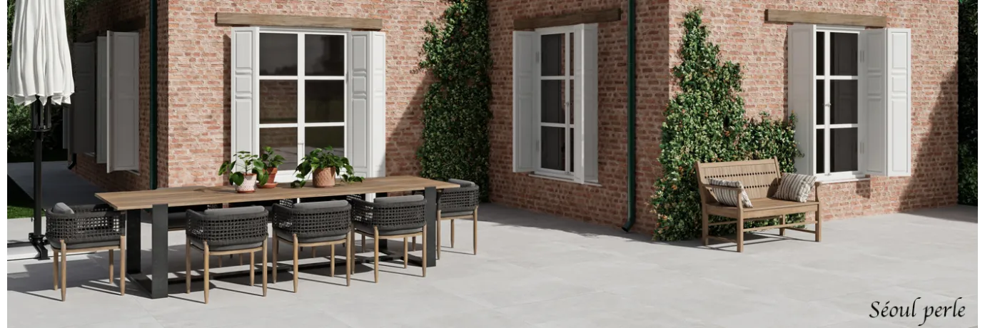 Dalle extérieur Séoul perle pour la terrasse 