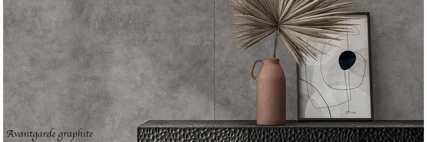 carrelage moderne avantgarde graphite pour le mu de l'entréée style classe moderne