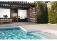 Piscine "Galet lave - zia white - futur crème -"